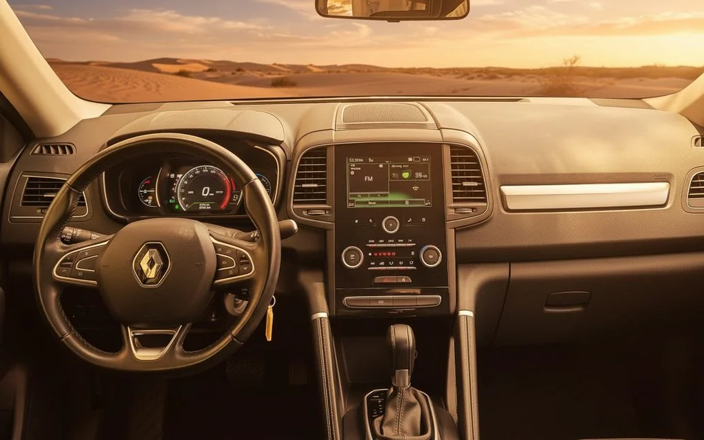 Renault Koleos 2023 interior view showing trim