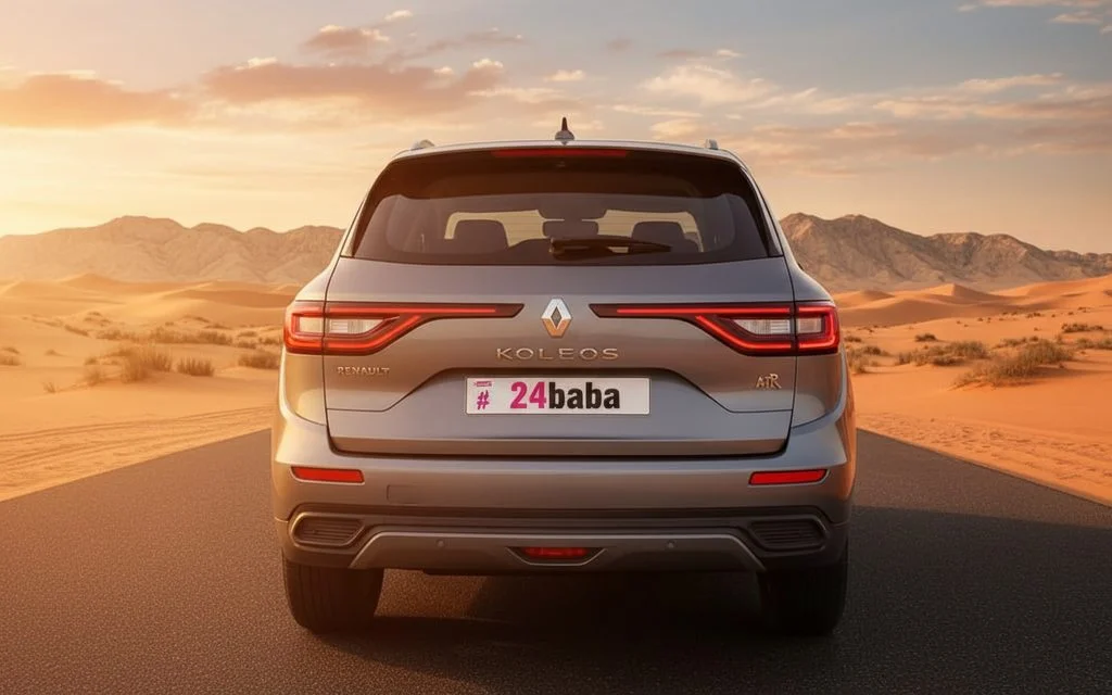 Renault Koleos 2023 Grey front view with headlights