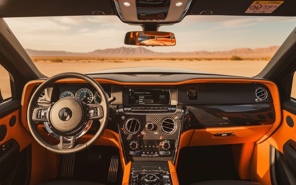 RollsRoyce Cullinan 2022 interior view showing trim