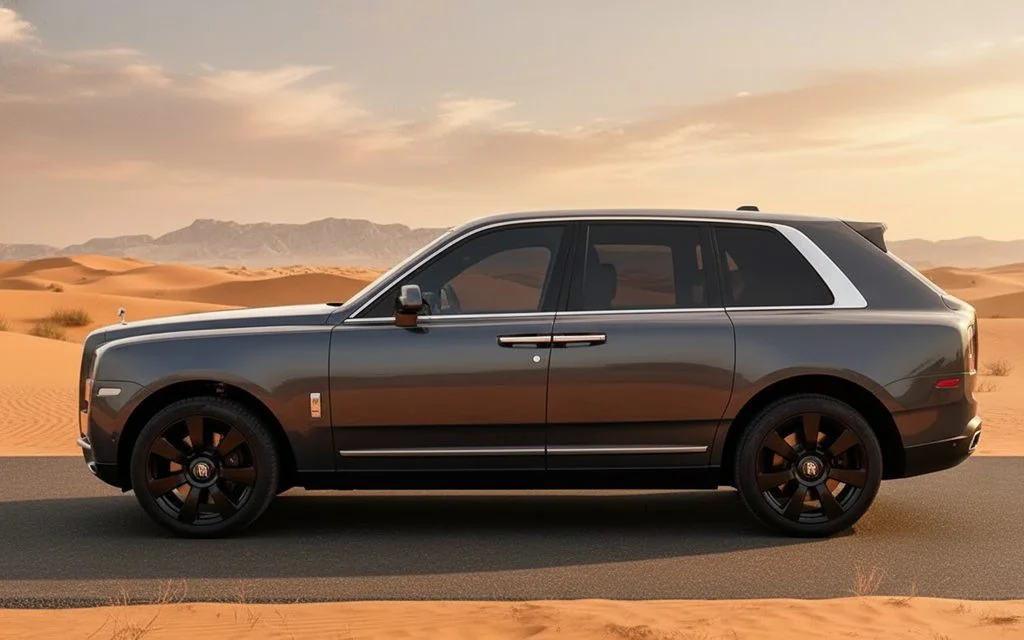 RollsRoyce Cullinan 2025 Dark Gray side profile