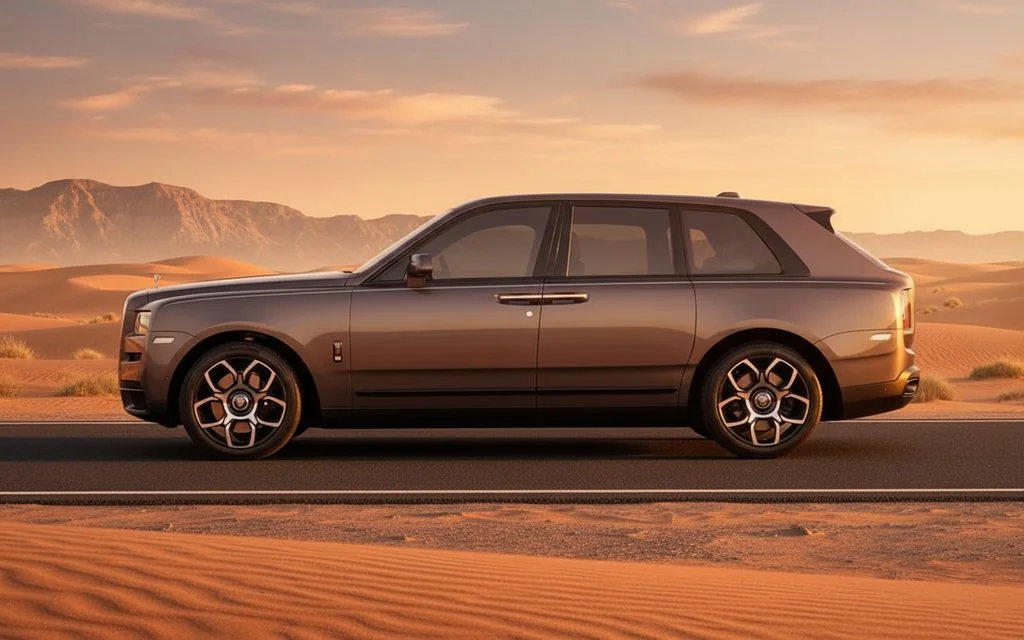 Rolls-Royce Cullinan 2024 Grey side profile