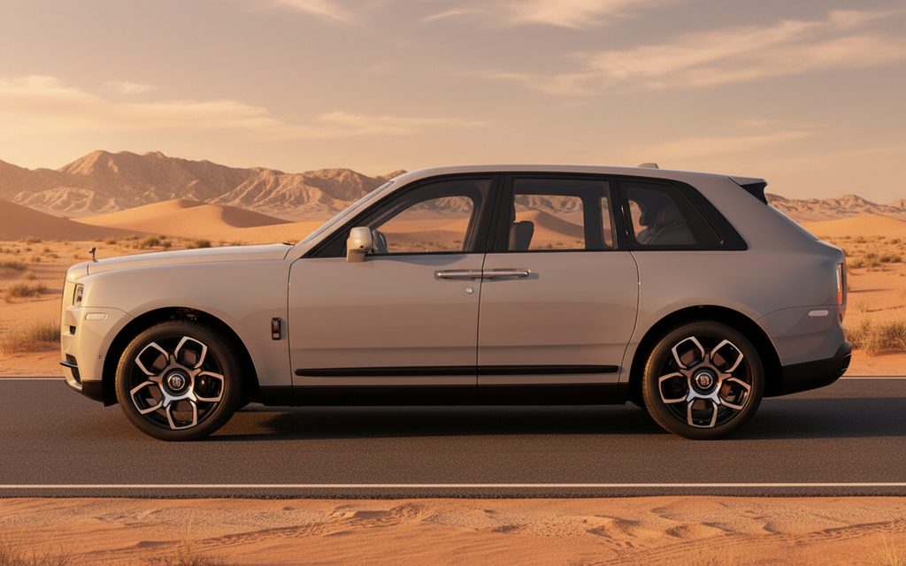 RollsRoyce Cullinan 2024 Silver side profile