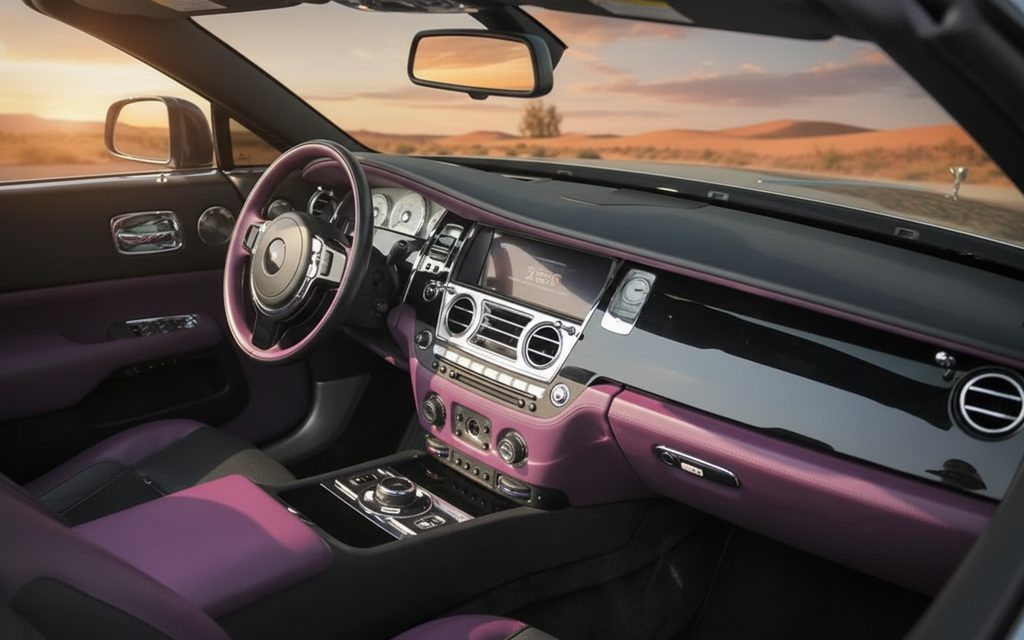 Rolls-Royce Dawn 2025 Grey steering view