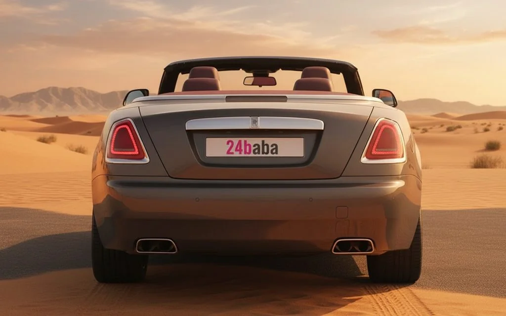 Rolls-Royce Dawn 2025 Grey rear view showing taillights