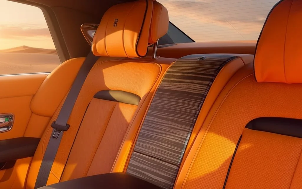 RollsRoyce Ghost 2023 leather seats and cabin
