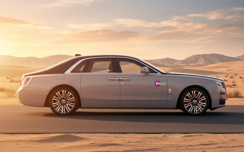 RollsRoyce Ghost 2023 Grey side profile