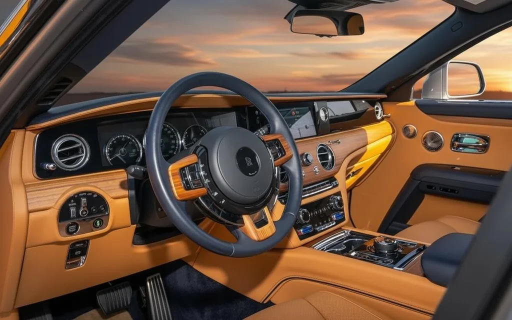 RollsRoyce Ghost 2022 interior view showing trim