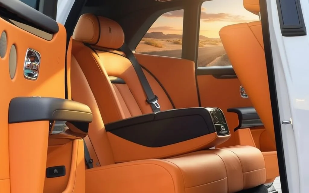 RollsRoyce Ghost 2022 leather seats and cabin