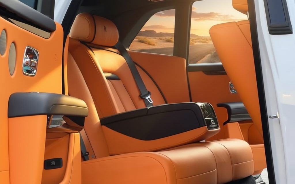 RollsRoyce Ghost 2022 leather seats and cabin