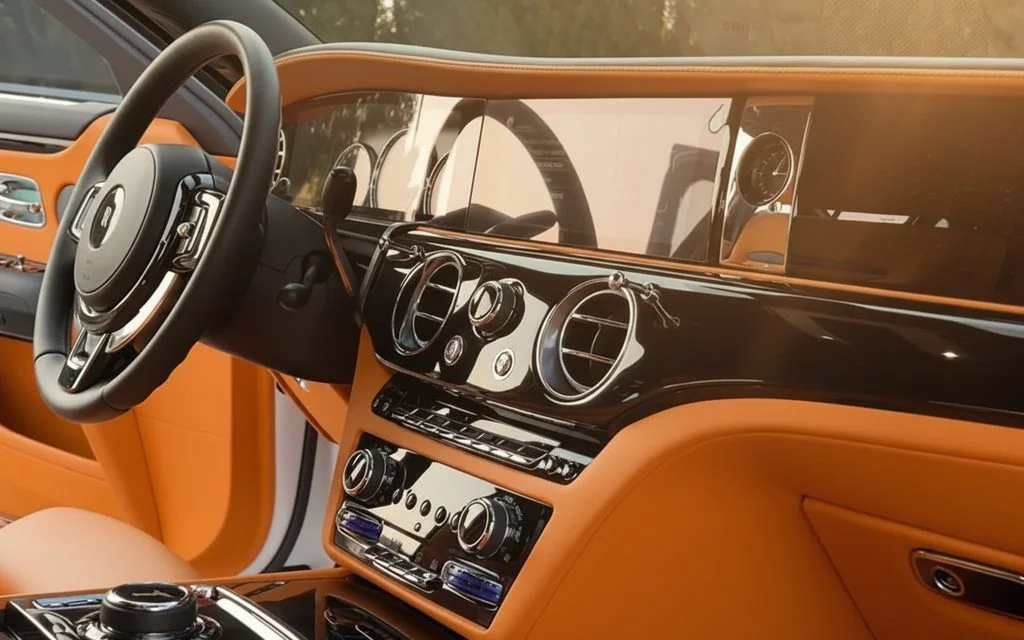 RollsRoyce Ghost 2022 interior view showing trim
