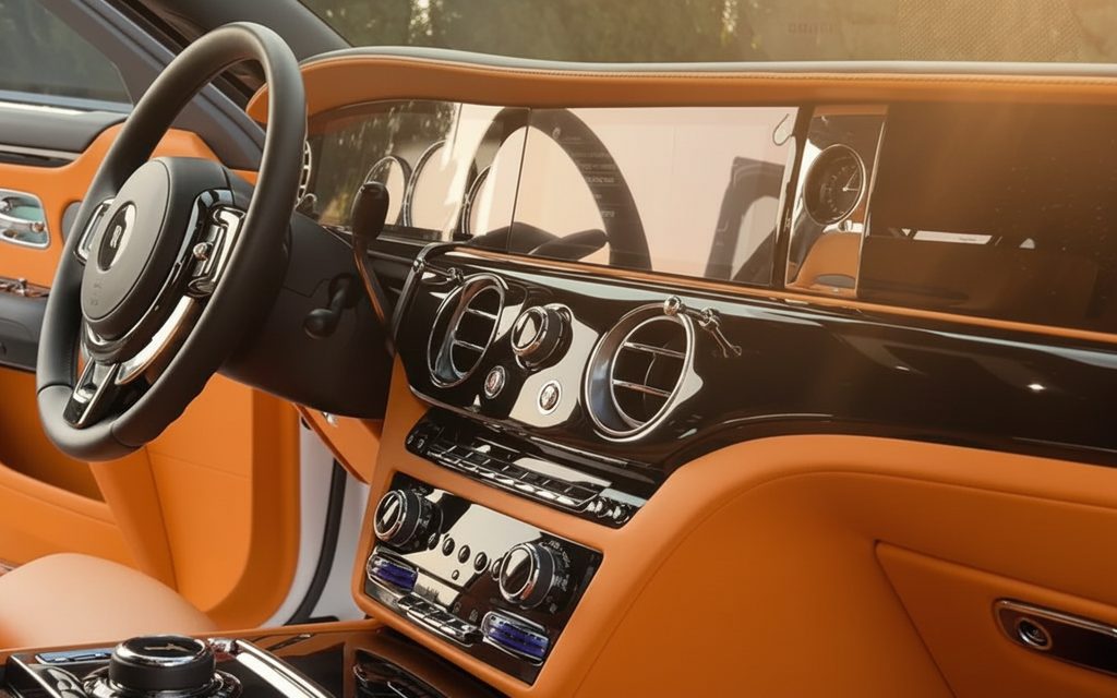 RollsRoyce Ghost 2022 interior view showing trim