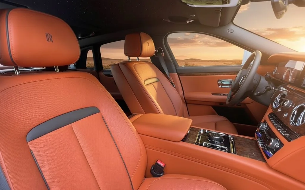 RollsRoyce Ghost 2022 leather seats and cabin