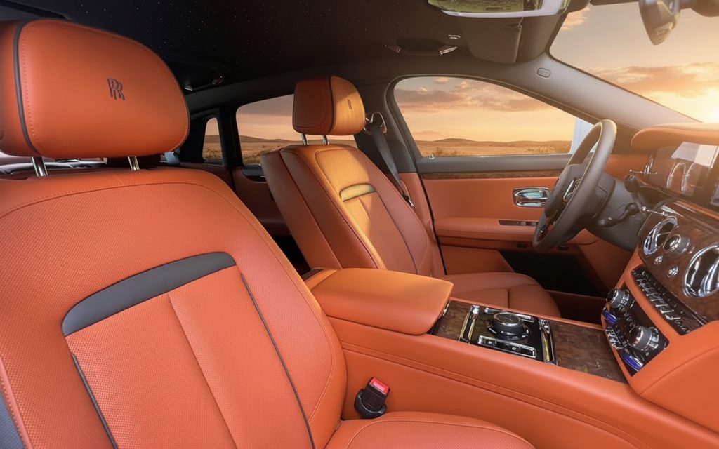 RollsRoyce Ghost 2022 leather seats and cabin