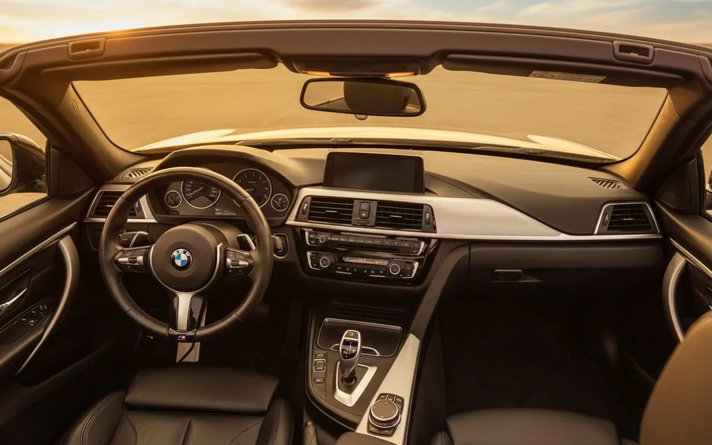 Bmw 430 2025 interior view showing trim