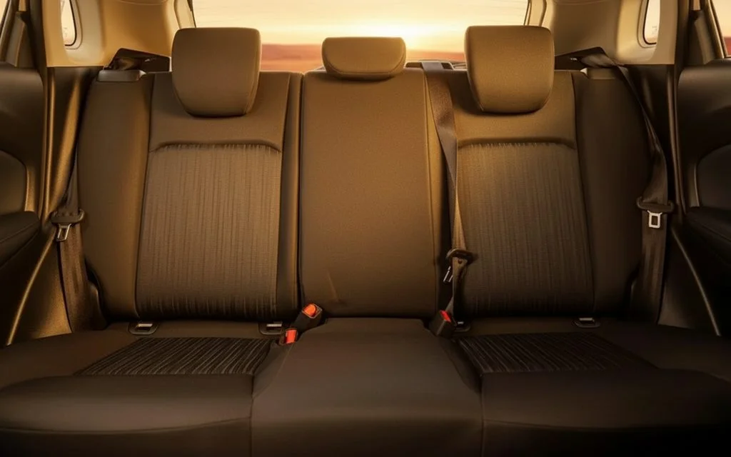 Suzuki Baleno 2023 leather seats and cabin – rental in Dubai