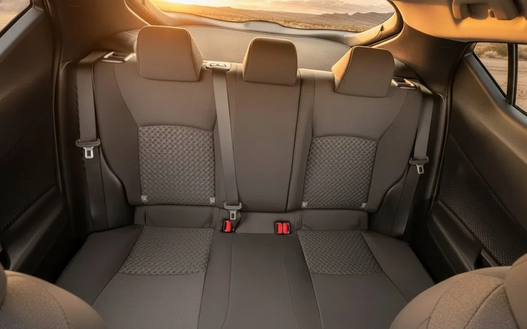 Toyota C Hr 2023 leather seats and cabin – rental in Dubai