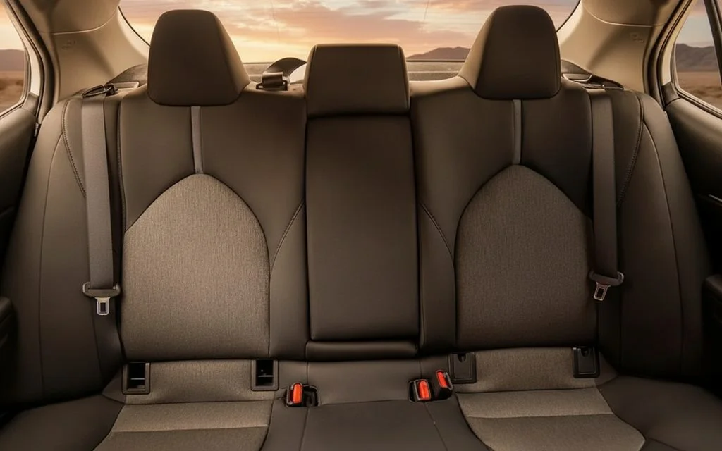 Toyota Camry 2024 leather seats and cabin – rental in Dubai