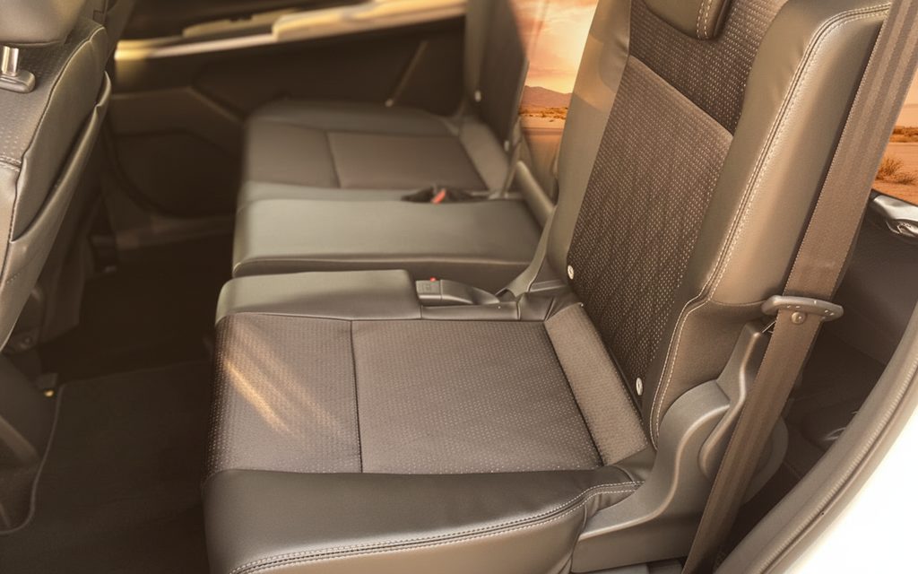 Toyota Veloz 2024 leather seats and cabin – rental in Dubai