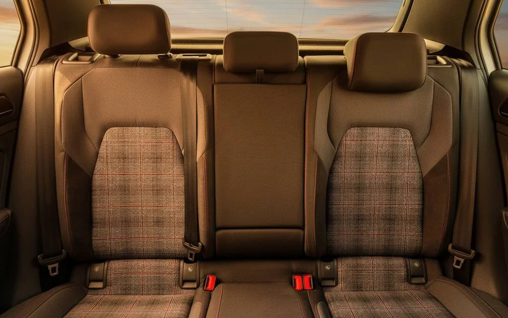 Volkswagen Golf 2024 leather seats and cabin – rental in Dubai