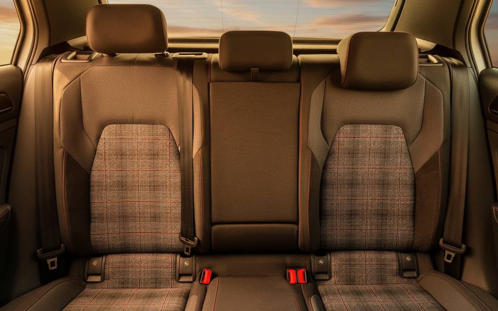 Volkswagen Golf 2024 leather seats and cabin – rental in Dubai