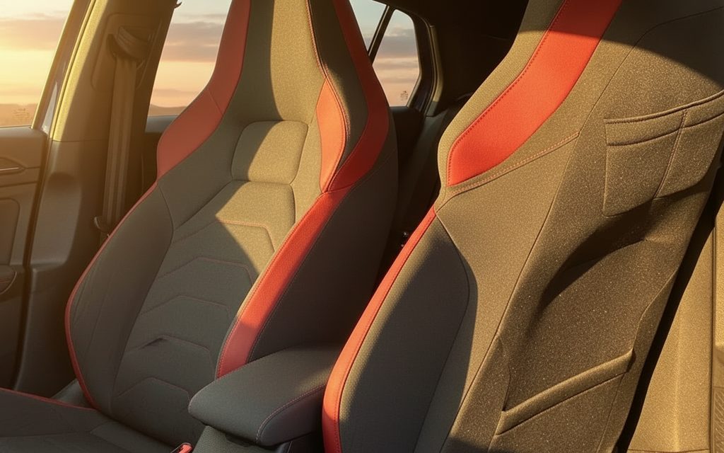 Volkswagen Golf 2023 leather seats and cabin – rental in Dubai