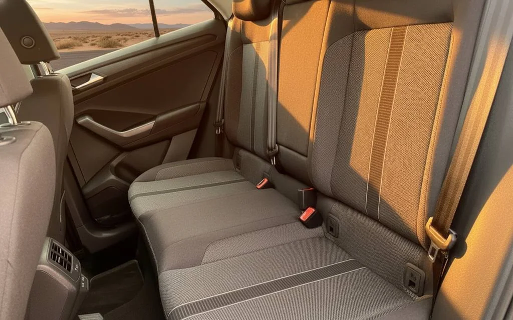 Volkswagen T Roc 2022 leather seats and cabin – rental in Dubai