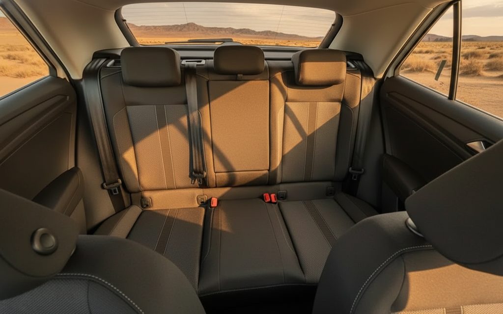 Volkswagen T Roc 2024 leather seats and cabin – rental in Dubai