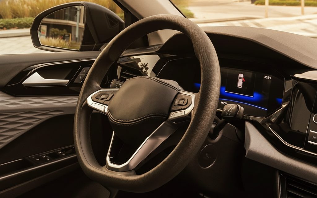 Volkswagen Taos 2022 interior view showing trim – rental in Dubai