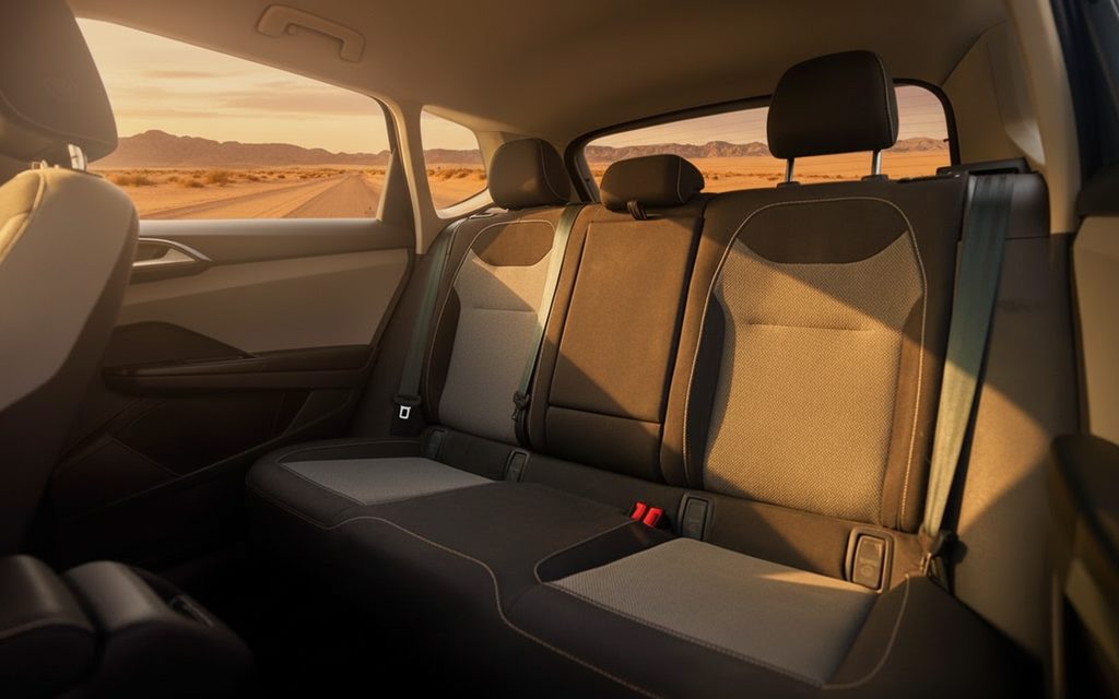 Volkswagen Taos 2023 leather seats and cabin – rental in Dubai