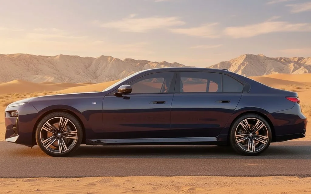 Bmw 730 2024 Black side profile
