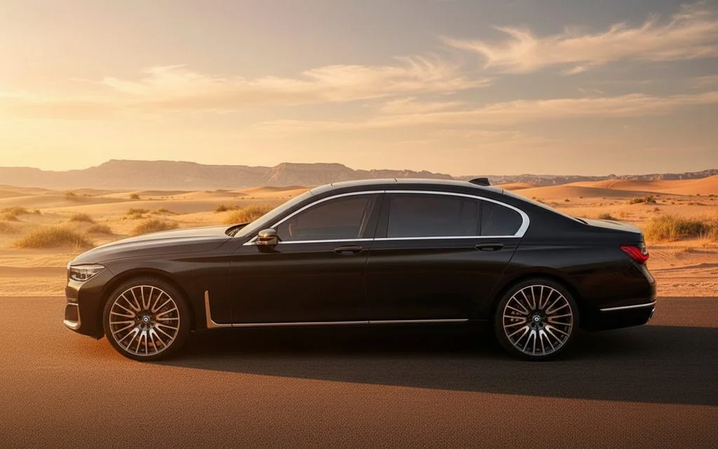 Bmw 750 2021 Black side profile