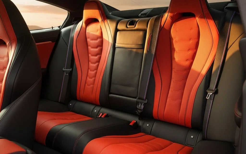 Bmw 840 2024 leather seats and cabin