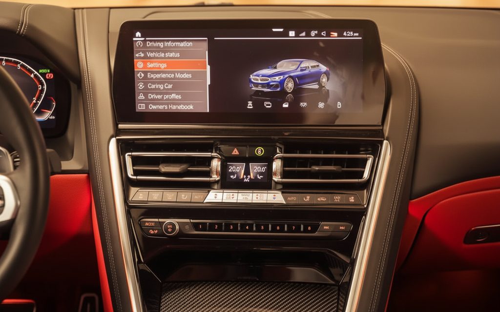 Bmw 840 2024 dashboard and infotainment