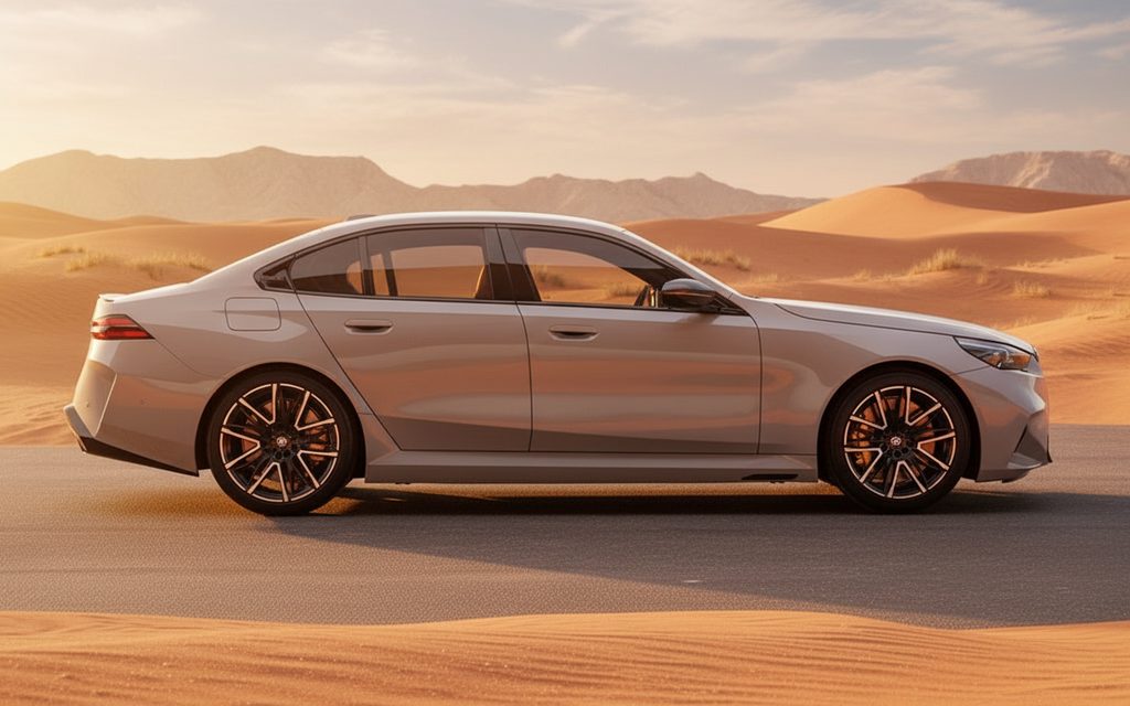 Bmw M5 2025 Grey side profile