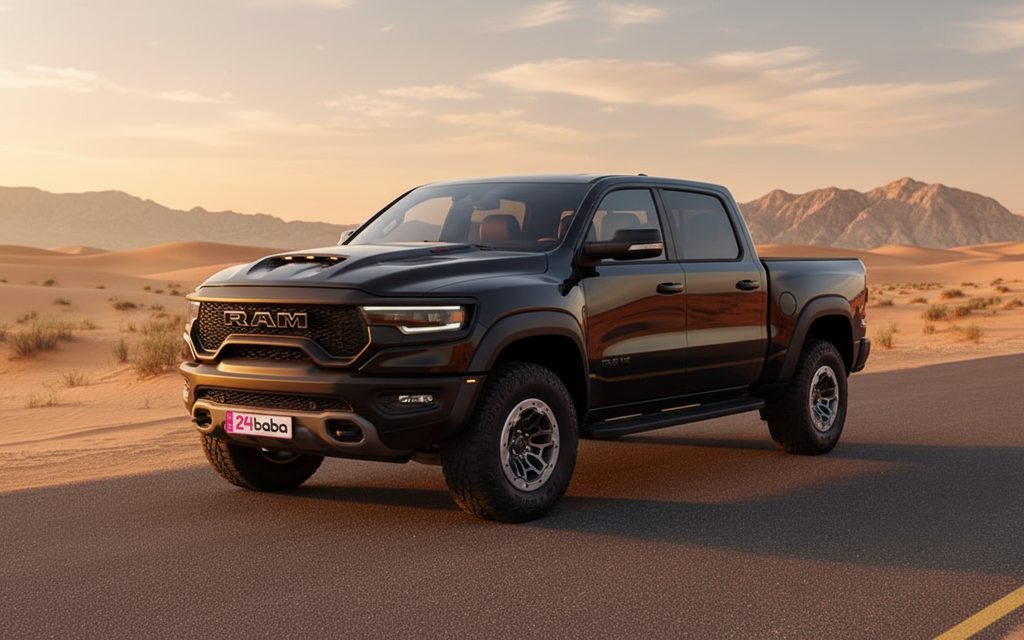 Dodge Ram 2022 Black cover image – rental in Dubai