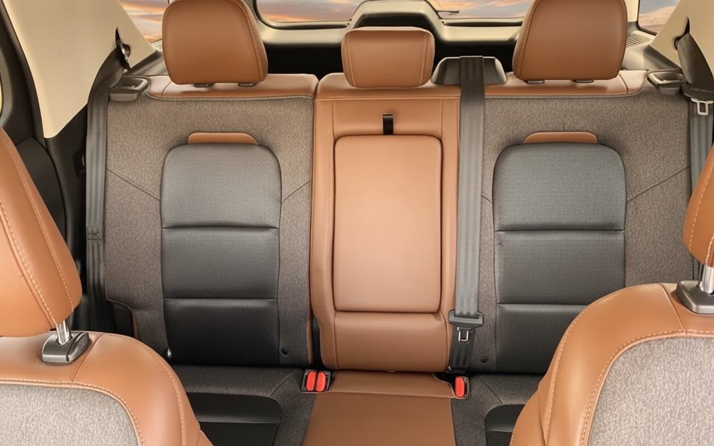 Ford Bronco 2021 leather seats and cabin – rental in Dubai