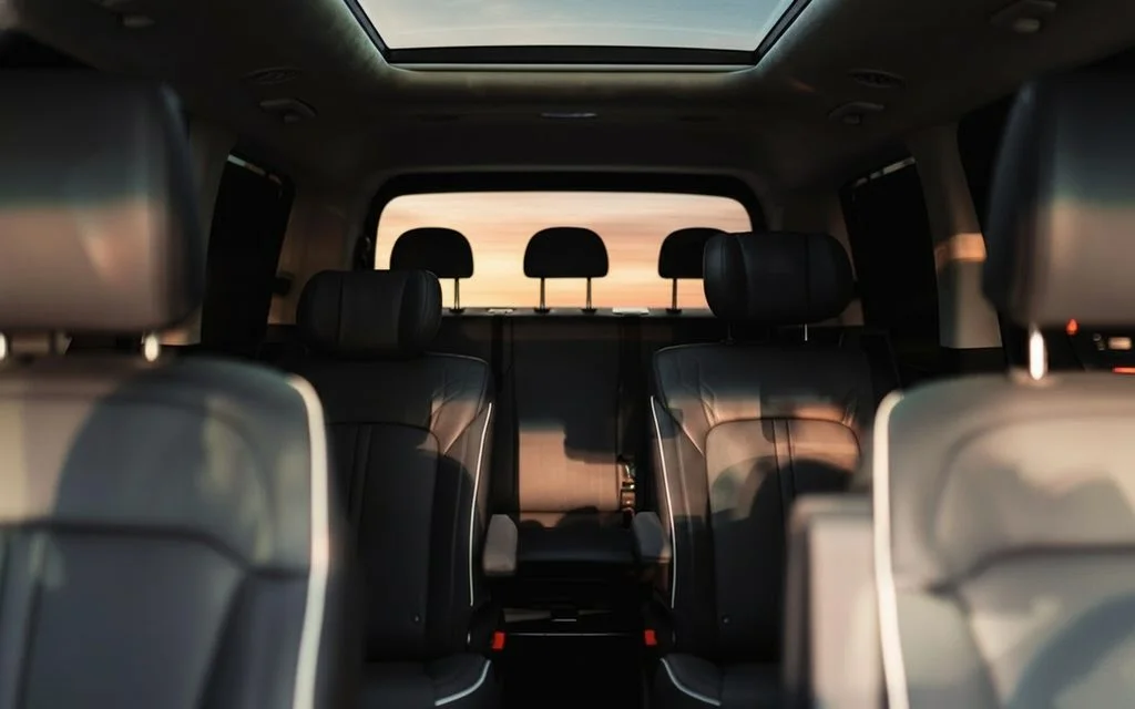 Hyundai Staria 2023 leather seats and cabin – rental in Dubai