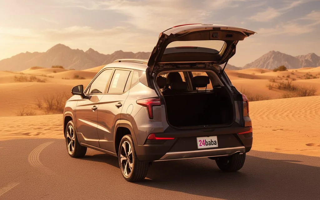 Jac Js4 2025 Grey parked outdoor scene – rental in Dubai