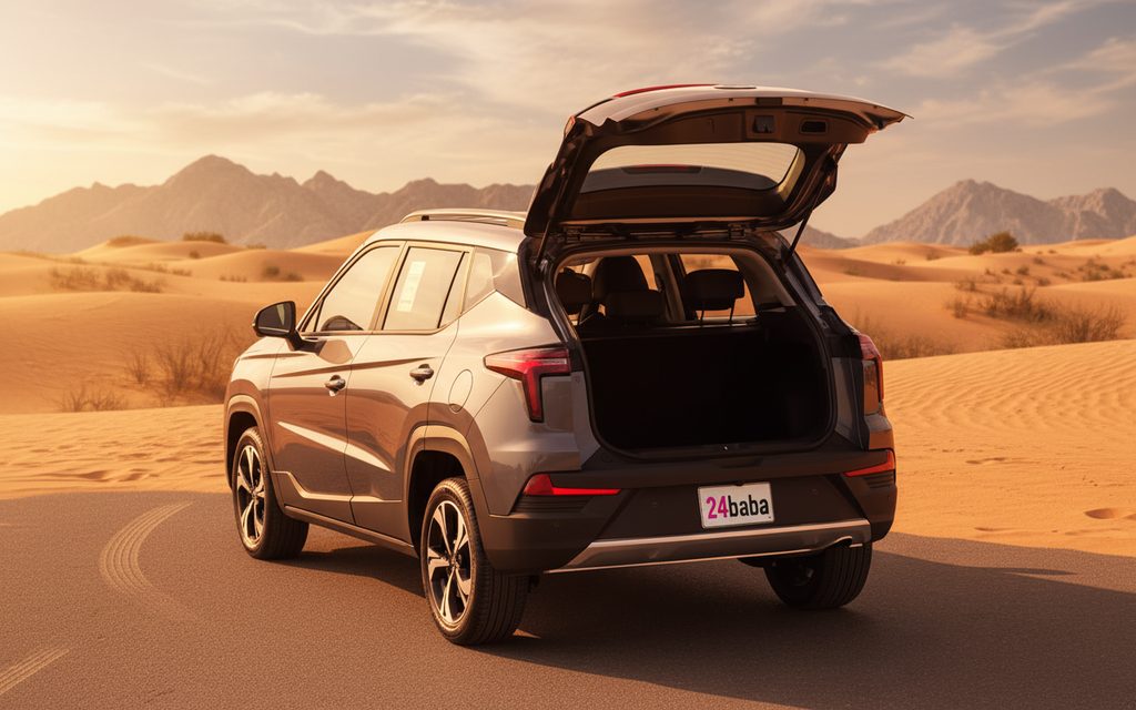 Jac Js4 2025 Grey parked outdoor scene – rental in Dubai