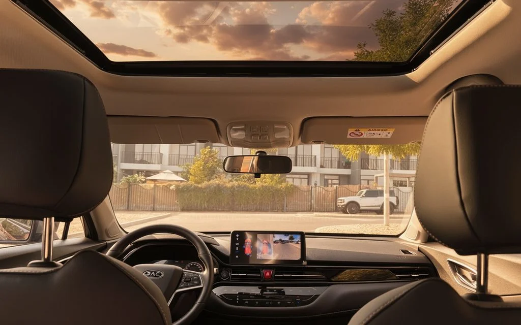 Jac Js4 2025 interior view showing trim – rental in Dubai