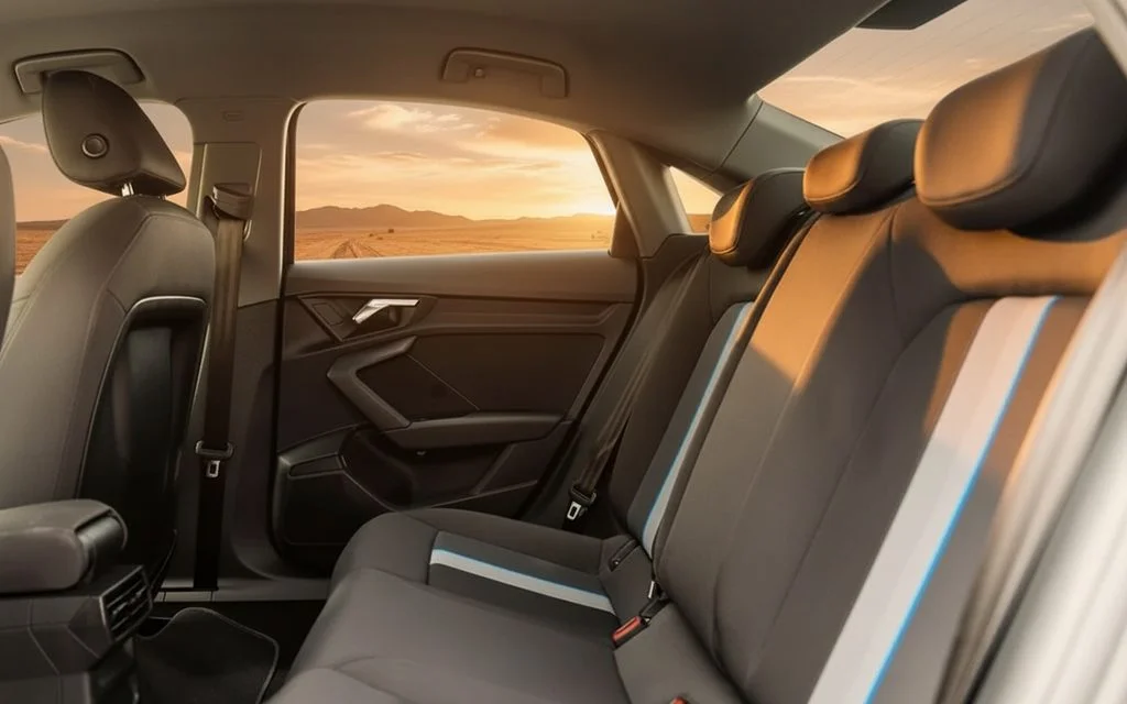 Audi A3 2023 leather seats and cabin
