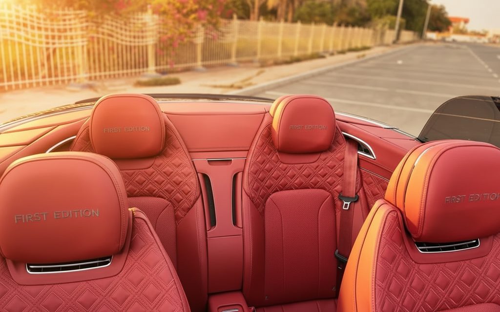 Bentley ContinentalGt Gtc 2022 leather seats and cabin – rental in Dubai