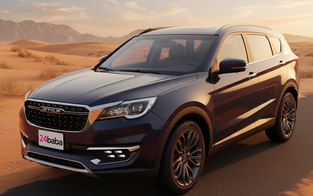 Jetour X70 2023 Blue cover image – rental in Dubai