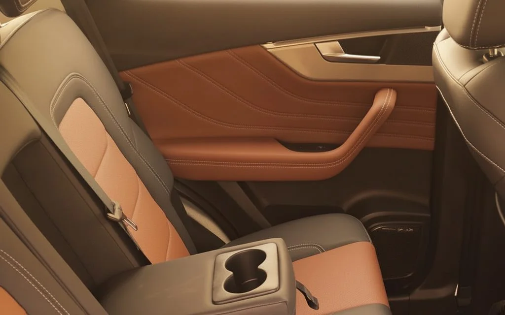 Jetour X70 2023 interior view showing trim – rental in Dubai