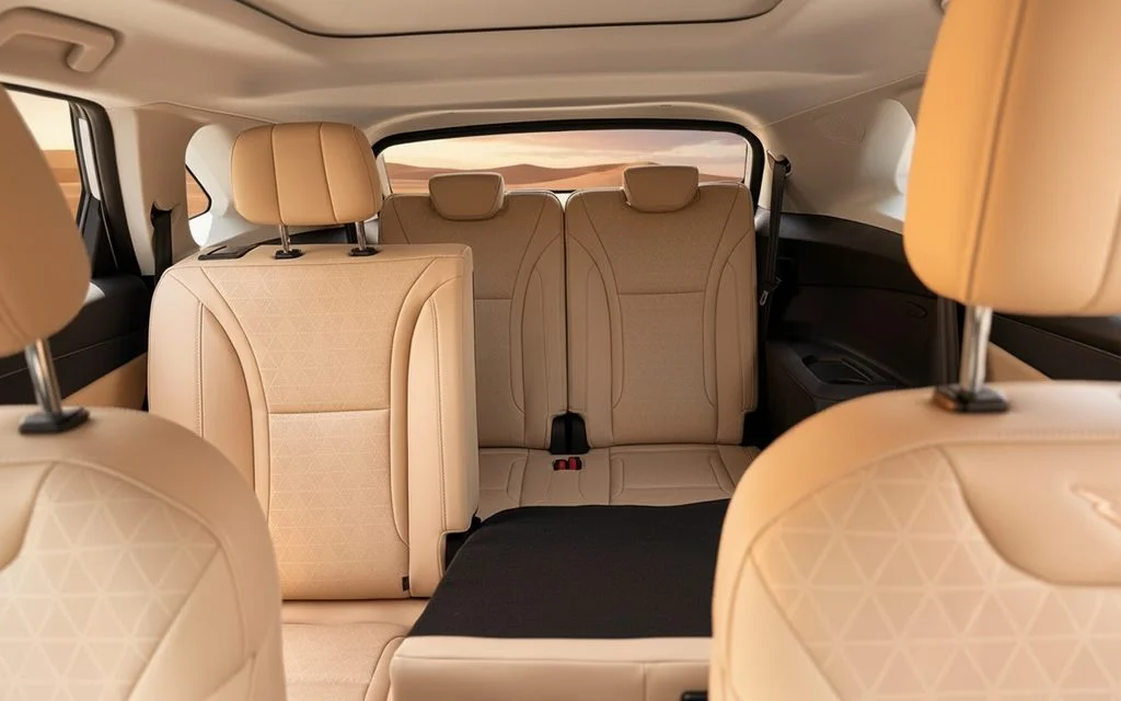 Kaiyi X7 2026 leather seats and cabin – rental in Dubai