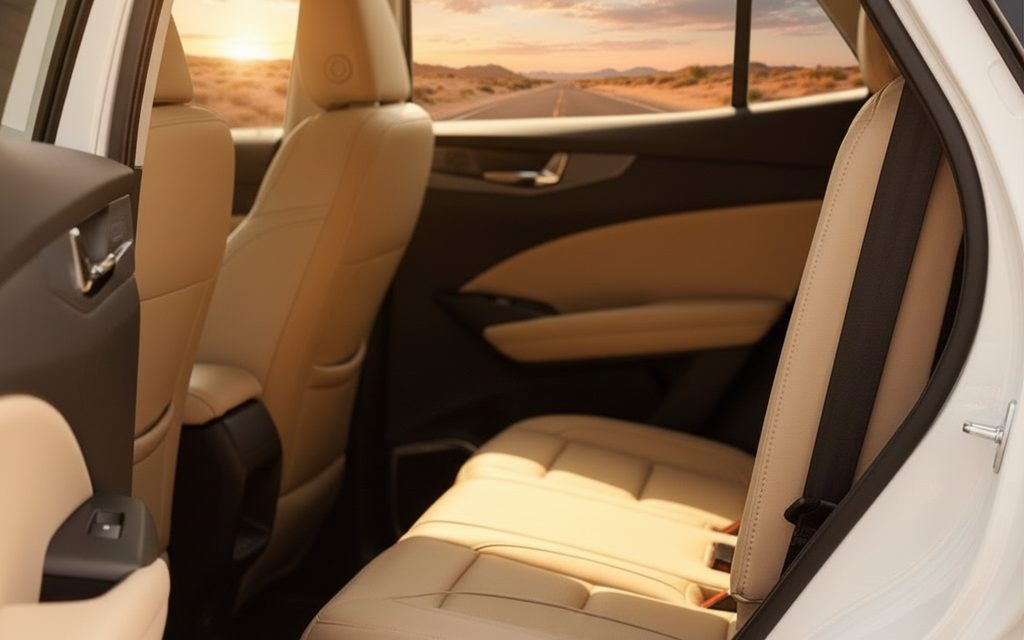 Kaiyi X7 2026 leather seats and cabin – rental in Dubai