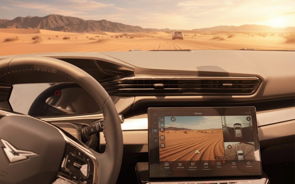 Kaiyi X7 2026 interior view showing trim – rental in Dubai