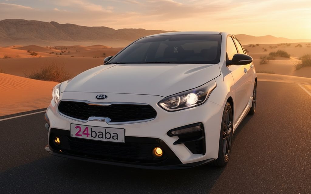 Kia Cerato 2020 White cover image – rental in Dubai