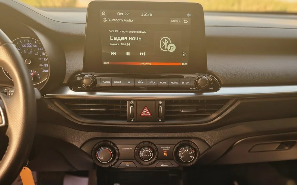 Kia Forte 2021 interior view showing trim – rental in Dubai