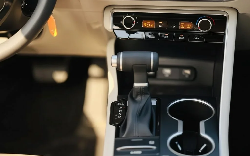 Kia K5 2023 interior view showing trim – rental in Dubai